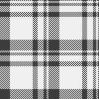 Stylish black and white plaid pattern. Perfect for textile design, apparel, or website backgrounds. vector