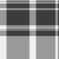 Material check plaid, folded fabric background textile. Graph pattern seamless texture tartan in white and grey colors. vector