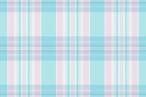 Wide texture seamless, rural textile plaid fabric. Grunge pattern tartan background check in white and cyan colors. vector