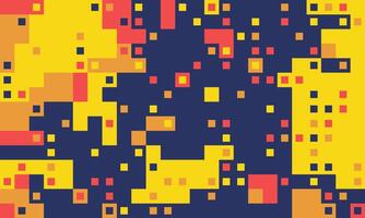 Colourful geometric brick ornamental. Craft retro minimal colors. Variation christmas ornament random horizontal. vector
