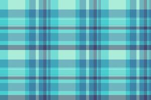 Random textile background pattern, bag tartan check texture. Rag plaid fabric seamless in light and cyan colors. vector