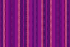 Shop stripe texture vertical, panel background lines textile. Carpet seamless fabric pattern in magenta and dark colors. vector
