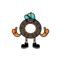 donut character design icon symbol vector