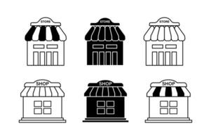 Best Selling Store Front Icons for Web Projects, store front icons, shop front icon, market icon vector