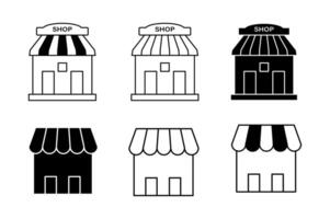 High-Quality Store Front Icons in Format, store front icons, shop front icon, market icon vector