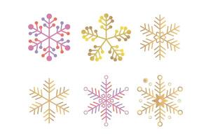 Modern Funky Snowflakes Bundle for Creatives, funky snowflakes , winter elements, snowflake pattern vector