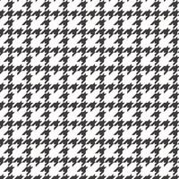Houndstooth pattern. Black and white background. vector