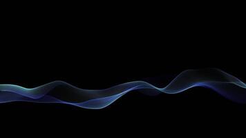 Particle wave background animation. Motion graphic design. video