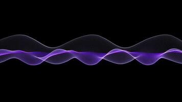 Particle wave background animation. Motion graphic design. video