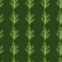 Elegant seamless leaves pattern vector