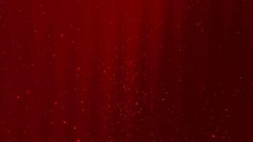 Red scattered particles on a vibrant background. Perfect for festive designs, holiday promotions, or dynamic backgrounds in various creative projects. video