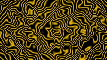 Abstract wavy lines in black and gold. Suitable for backgrounds, graphic design, textiles, and modern artistic projects. Unique decorative element. video