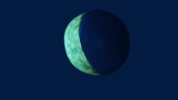 moon disk, golden moon, ball, rotate, background, loop video