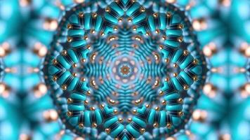 Sacred Mandala Background with Pulsating Kaleidoscope Effects video
