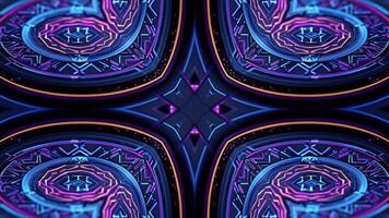 Seamless Pattern Loop with Psychedelic Abstract Art video