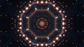 Psychedelic Kaleidoscope Loop with Vivid Colours and Abstract Motion video