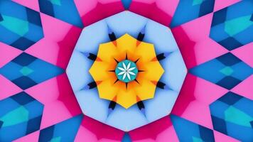Endless Psychedelic Pattern with Hypnotic Rotating Shapes video
