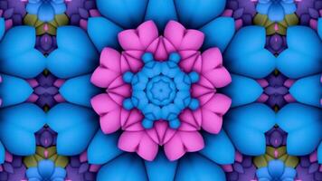 Illuminated Mandala Loop with Pulsating Symmetric Patterns video