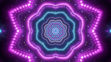 Abstract Kaleida Background with Intricate Symmetry and Flowing Motion Effects video