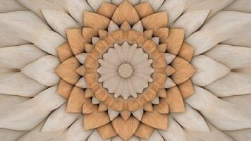 Glowing Psychedelic Mandala Loop with Vibrant Motion video