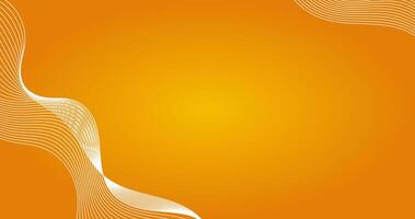 Abstract orange wave background illustration. Graphic concept for your design vector