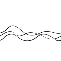 abstract wavy lines pattern background vector