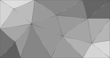Abstract polygonal background. Triangles in gray colors. Illustration vector