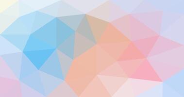 Illustration of blue abstract polygon modern multicolor background for your design vector