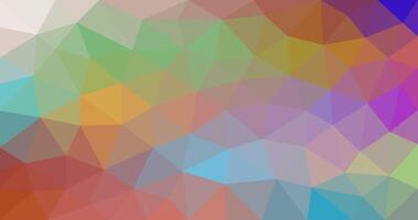Illustration of orange abstract polygonal modern multicolor background vector