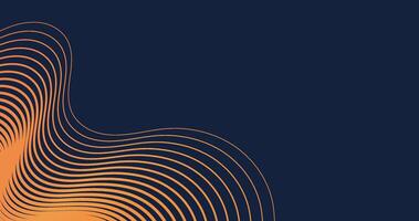 Abstract wavy lines on a blue background illustration for your design. vector