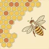 Classic Honeycomb Repeat Pattern vector