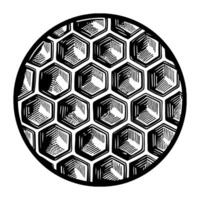Modern Honeycomb Seamless Pattern vector
