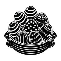 Golden Easter Egg Designs vector