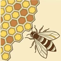 Stylish Honeycomb Texture vector