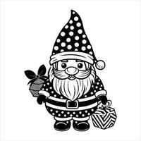 Snowy Gnome Christmas Adventure vector