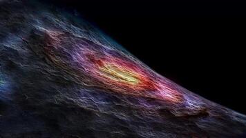 Space abstract motion background video