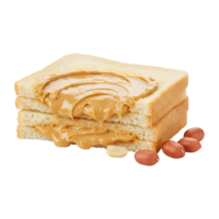 Peanut butter on toast with peanuts png