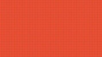 Simple red grid pattern with black lines seamless background animation. Artistic texture. Square tiles. Modern geometric design animated flat 2D backdrop horizontal 4K abstract continuous video