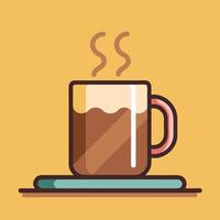 Warm Beverage Cup with a Modern Look vector