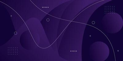 Popular purple wavy abstract background with dark purple gradient in the background. Eps10 vector