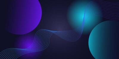 Dark blue dot line abstract particle background. Glowing neon lines, magic energy space light concept, abstract background wallpaper design. eps10 vector