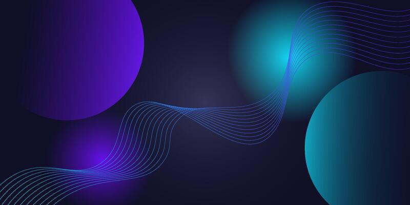 Dark blue dot line abstract particle background. Glowing neon lines, magic energy space light concept, abstract background wallpaper design. eps10