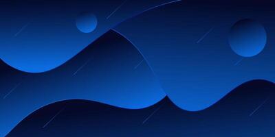 Modern abstract colorful blue wave liquid geometric background with liquid color gradient style. Suitable for banner, flyer, etc. Eps10 vector