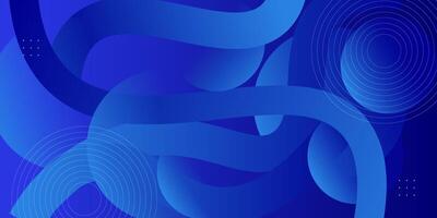 Abstract geometric 3D background with blue color design background. Colorful blue line wave pattern element. Eps10 vector