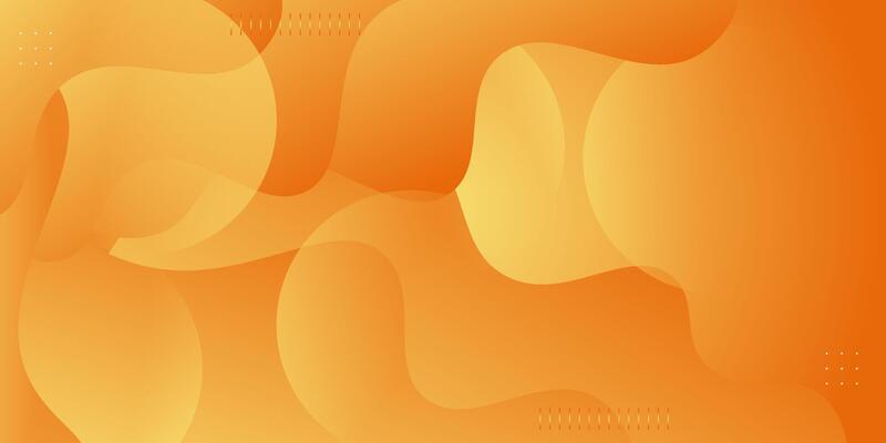 Abstract colorful wave soft orange 3D background. Wave fluid shape pattern design