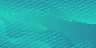 Abstract bright green and colorful geometric lines background. Simple color design with pattern. Fluid shapes composition. Eps10. vector