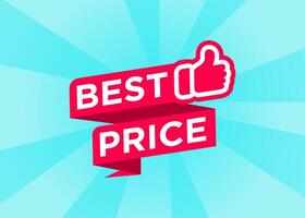 Stylist best price label, design template vector