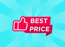 Label design related to best price vector