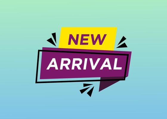 New arrival label design, modern style