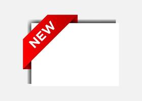 New label design, flat style vector